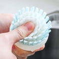 thumbnail image 3 of TEHAUX 4Set Ergonomic Dish Scrub Brush for Household Use in Plastic, 3 of 8