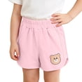 thumbnail image 2 of SROBPTY Toddler Girls Summer Shorts Solid Soft Breathable Pants for 6M-3Y, 2 of 5
