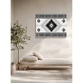 thumbnail image 5 of Black Beige Boho Wall Art for Living Room,Canvas Picture Wall Decor for Bathroom Bedroom,Vintage Ethnic Tribal Southwestern Painting Artwork for Office Kitchen Hallway Dining Room Home Decor 20"x24", 5 of 8