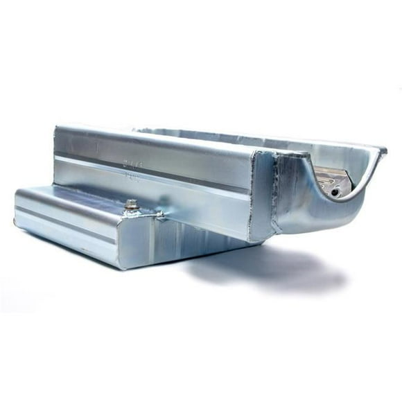 Champ Pans CP101KO 7qt. Pro Series C-T Oil Pan with Kick-Out for Small Black Chevy