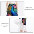 thumbnail image 2 of Peacock Chic Chiffon Summer Beach Dresses for Women, 2 of 6