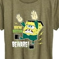 thumbnail image 2 of SpongeBob SquarePants - Bikini Bottom Beware - Women's Short Sleeve Graphic T-Shirt, 2 of 6