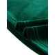 thumbnail image 5 of Blusa de terciopelo de manga larga con decoración de botones y cuello en V para mujer Verde oscuro S, 5 of 5