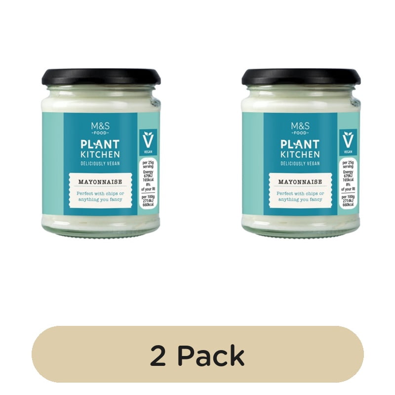 M&S Plant Kitchen Vegan Mayonnaise 250g, British Import (Pack of 2)