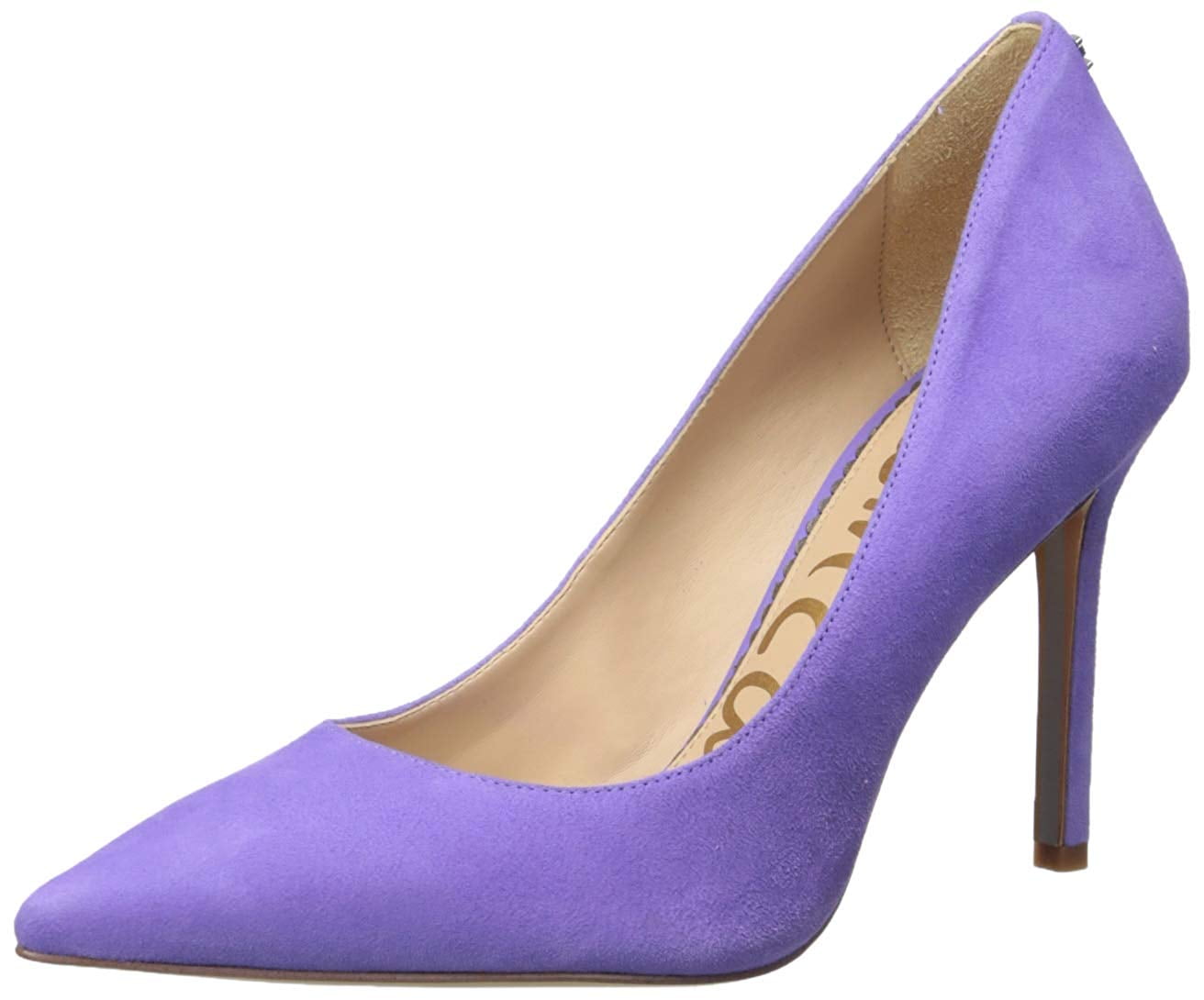 Sam Edelman Hazel Wild Lavender Suede Pointed Stiletto Dress Shoes