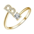 thumbnail image 2 of Xihbxyly Joyería Del Alfabeto, Elegante Colgante de Letra de Cobre, Detalles de Diamantes de Imitación Brillantes, Diseño Ajustable, Ideal para Bodas, Fiestas y Compromisos, Regalo para Mamás, Novias, 2 of 2