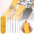 thumbnail image 1 of WIFKLSIIPG 6PCS Ear Impurities and Dirt Cleaning Tool Portable Ear Cleaning Stick Suitable for All Ages Ear Cleaner Ear Pick Spoon Spring Ear Cleaning Tool Set, 1 of 7