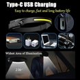 thumbnail image 5 of 2 Pack LED Headlamp Sensor Headlight Powerful Head Torch COB XPE 5 Modes USB Rechargeable Waterproof Running Light, Camping, Reading, Hiking, Cycling, 5 of 5