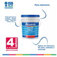 thumbnail image 3 of Pintura Vinil Acrílica Interiores Pinturas Acuario Nueva Formula Mejorada 4 Años 19 Litros Blanco Mate, 3 of 3