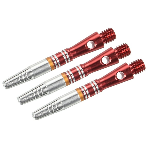Uxcell 35mm Dart Shafts, 2BA Thread Aluminum Dart Stems - 3 Pack Red 35mm