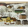 thumbnail image 3 of Charles Wysocki "Pass the Fox Creek Inn" Newly FRAMED Art Americana Winter Rural Generic, 3 of 3