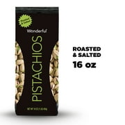 Wonderful Pistachios Roasted and Salted, 16 oz