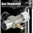 thumbnail image 3 of Adaptador de CO2 2 en 1, miniregulador de presión de gas de CO2 para soda con adaptador de 3/8 de pulgada a TR21.4 para Sodastream, 3 of 5