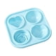 thumbnail image 2 of Bandeja de hielo con forma de rosa | Molde de plástico para 4 bolas de hielo redondas grandes | Máquina de hielo de congelación rápida para cócteles, jugos y bebidas frías | Para uso en bares y, 2 of 8