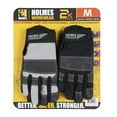 thumbnail image 1 of Holmes Synthetic Work Gloves PU Palm Combo 2PK SZ.L, 1 of 1