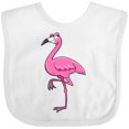thumbnail image 3 of Inktastic Ladylike Flamingo Boys or Girls Baby Bib, 3 of 4