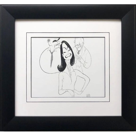 Al Hirschfeld "The Mary Tyler Moore Show" Custom Framed Decorative ART Print Generic