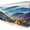 Mountain Landscape, variant on XL Sunflower Full Desk Gaming Mouse Pad - Gold & Black, Long Non-Slip Base, Waterproof Extended PC Laptop Computer Mat, Ideal for Home Office, 31.5x11.8 Inch