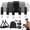 Gradient gray 10-150lbs, variant on Gaderth 5 Pcs Exercise Resistance Bands with Handles Physical Resistance Tube Workout Bands, Adjustable Resistance Bands, TPE Material for Muscle Toning Strength Training
