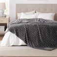 thumbnail image 2 of Manta Bedsure de forro polar gris, tamaño king, 275 x 230 cm, para sofá, 2 of 7