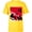 Yellow, variant on Disney Racing 4th Birthday 4 Years Old Mickey Mouse Race Car - Short Sleeve T-Shirt for Kids - Customized-White