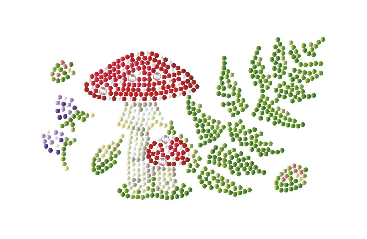 DIAMOND DOTZ® Mushroom Garden Zipper Pouch Diamond Painting Kit