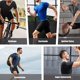 thumbnail image 5 of Camisas de compresión para hombre de secado rápido amigables con la piel de manga corta para entrenamiento atlético ANGGREK Otros, 5 of 8