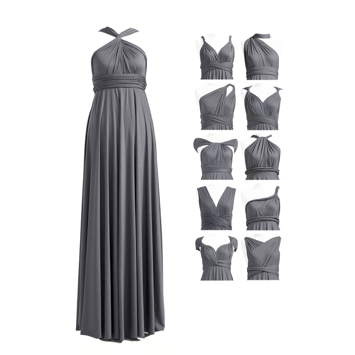 72Styles Infinity Dress with Bandeau Convertible Bridesmaid Dress