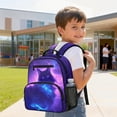 thumbnail image 3 of Uorisanigo Galaxy Cat School Backpack for Girls Large Capacity, Lightweight Preschool Elementary Bookbag, Casual Rucksack for Travel Camping Vacation, 3 of 7