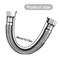thumbnail image 4 of Double Ended Steel Hose Heavy Duty Designs Flexible Hose Large Capacity Quick Fixing for Large flows Hot Water Systems, 4 of 5