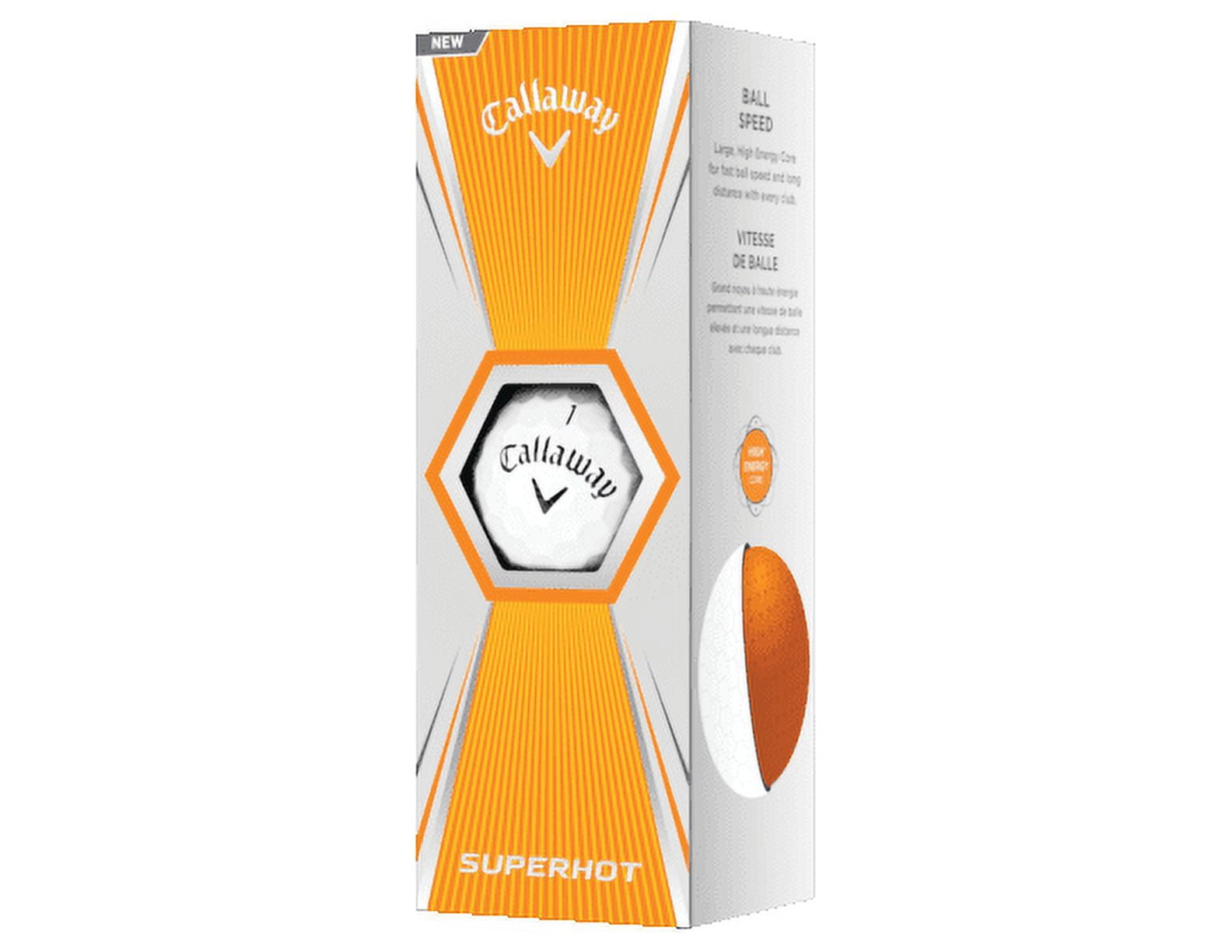Callaway Golf Superhot White Golf Balls, 15 Pack