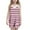 Pink, variant on Juslio Dresses for Girls Knee Length Sleeveless Pockets Casual Summer Beach A-line Blue Halter Dress