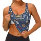 thumbnail image 3 of Balery Marine Nautical Sujetadores deportivos con espalda cruzada para mujer, acolchados, sin costuras, de alto impacto, ideales para yoga, gimnasio, entrenamiento y fitness.-XX-Large, 3 of 8
