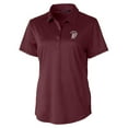 thumbnail image 2 of Women's Cutter & Buck Maroon Mississippi State Bulldogs Vault Prospect Textured Stretch Polo, 2 of 3