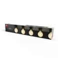thumbnail image 3 of Alden 5-Light Vanity Light, Matte Black, 3 of 9