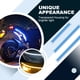 thumbnail image 5 of DC 12V Turn Signal Light Dynamic Flexible LED Faro Faro a prueba de polvo Carcasa transparente Motocicleta Suministros de iluminación de motocicletas Blanco a amarillo 30 cm 1 par Jumpingount VI012684-04B, 5 of 7