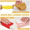 thumbnail image 3 of Uxcell Bunk Bed Ladder Pad, (6.5ft, Pink), Self-Adhesive Bunk Bed Step Foam Padding Soft Extra-Wide Edge Protector Traction Treads, Suit for - Stair Steps/Bedroom/Kitchen, 3 of 7