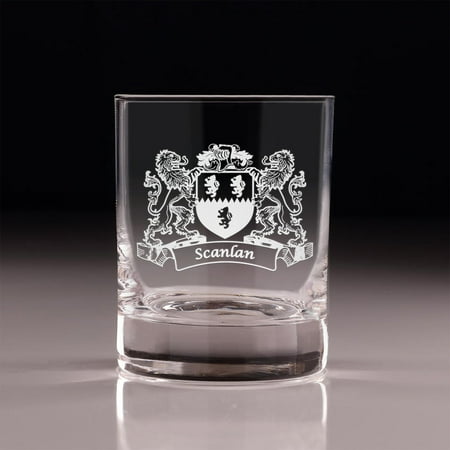 

Scanlan Irish Coat of Arms Old Fashioned Tumblers - Set of 4