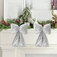 thumbnail image 4 of DefiDgd Christmas Bows for Wreaths and Tree Decor,Ornaments for Tree Front Door,Birthday Party Holiday Decoration,Indoor Front Door Outdoor Decorations(O), 4 of 6