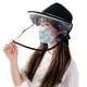 thumbnail image 2 of Sombrero de cubo de mujer Protector facial extraíble Visor transparente Cubierta transparente Anti S Abody Sombrero de mujer, 2 of 7