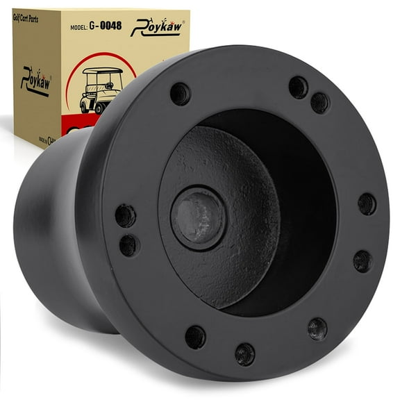 Roykaw Golf Cart Steering Wheel Adapter Compatible with Club Car Precedent 2004- up, Black