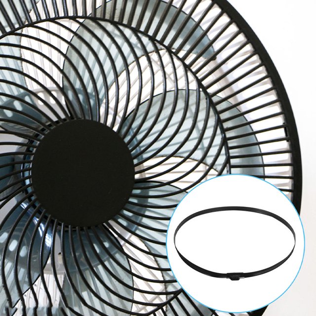 unbranded 2Ud Fijo De Plástico Negro Para Ventilador Eléctrico Fácil De Instalar Y Resistente
