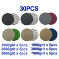 thumbnail image 5 of 30Pcs 5 inch 125mm Hook&Loop Wet/Dry 1000 1500 2000 3000 5000 7000 Sanding Discs, 5 of 7