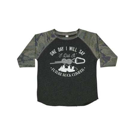 

Inktastic Future Rock Climber Hiking Gift Toddler Boy or Toddler Girl T-Shirt