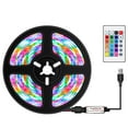 thumbnail image 1 of Tiras de luces LED de colores RGB regulables por USB con control remoto IR Leyfeng  Luz de tira, 1 of 7