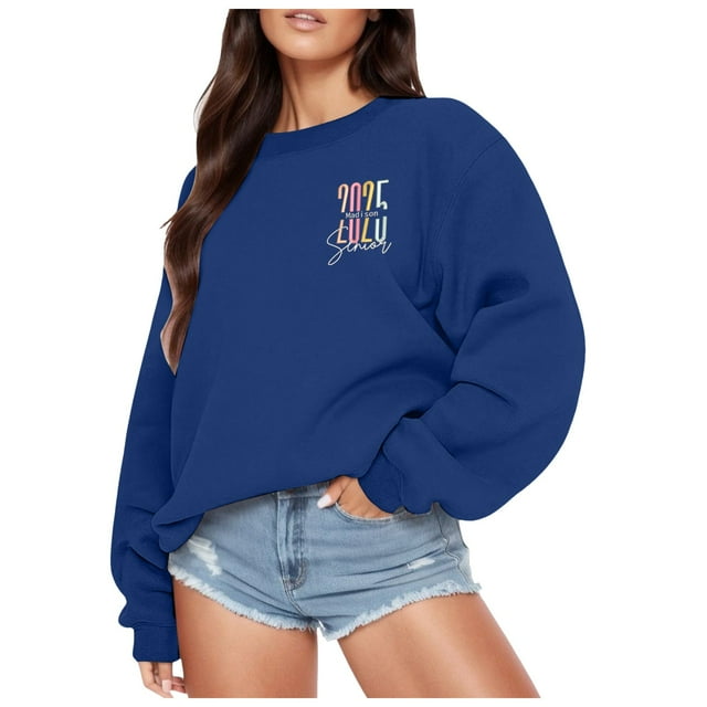 VBARHMQRT Hoodie Blankets Embroidered 2025 Senior Shirt Custom for Seniors Graduation