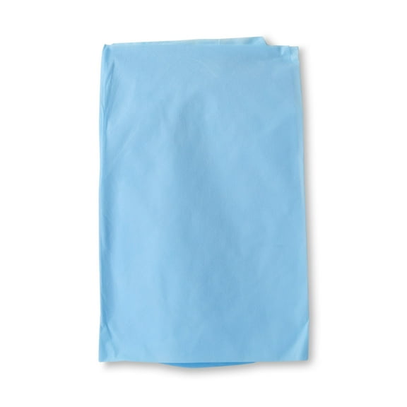 Snug-Fit Stretcher Sheet Blue 40 X 89 Inch 49896 25 per Case