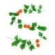 thumbnail image 5 of Adorno de ratán con hojas falsas, planta colgante, ratán artificial, flores verdes Mandarina, 5 of 9