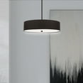 thumbnail image 3 of 571-204P-MB-BK Dainolite Everly - 4 Light Pendant-Matte Black Finish-Black  Shade Color, 3 of 4