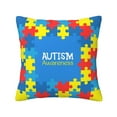 thumbnail image 1 of Housse de Coussin de Sensibilisation à l'Autisme, 1 of 5